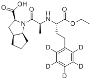 雷米普利-d5分子结构 (CAS 1132661-86-9)