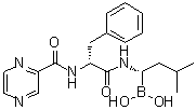 B-[(1S)-3-甲基-1-[[(2R)-1-氧代-3-苯基-2-[(2-吡嗪基羰基)氨基]丙基]氨基]丁基]硼酸分子结构 (CAS 1132709-16-0)