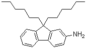2-氨基-9,9-二己基芴分子结构 (CAS 1132796-42-9)