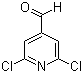 2,6-二氯吡啶-4-甲醛分子结构 (CAS 113293-70-2)