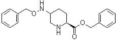 (2S)-5-[(苯基甲氧基)氨基]-2-哌啶羧酸苄酯分子结构 (CAS 1133931-68-6)