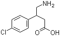 structure of CAS# 1134-47-0, Baclofen