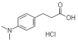 structure of CAS# 1134691-04-5, 4-(二甲基氨基)苯丙酸盐酸盐