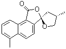 (2R-反式)-4,5-二氢-4,6'-二甲基螺[呋喃-2(3H),3'(1'H)-萘并[1,2-c]呋喃]-1'-酮分子结构 (CAS 113472-19-8)