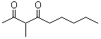structure of CAS# 113486-29-6, 3-Methyl-2,4-nonanedione