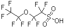 structure of CAS# 113507-82-7, Perfluoro-3-oxapentane-sulfonic acid