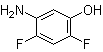 structure of CAS# 113512-71-3, 5-氨基-2,4-二氟苯酚