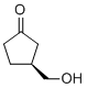 3-(羟基甲基)环戊酮分子结构 (CAS 113681-11-1)