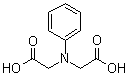 CAS # 1137-73-1, N-Phenyliminodiacetic acid, N-(Carboxymethyl)anilinoacetic acid, N-Phenyliminodiacetic acid, NSC 105534