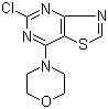 4-(5-氯噻唑并[4,5-d]嘧啶-7-基)吗啉分子结构 (CAS 1137278-42-2)