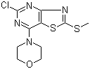CAS # 1137279-00-5, 5-Chloro-2-(methylthio)-7-(morpholin-4-yl)thiazolo[4,5-d]pyrimidine