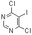 structure of CAS# 1137576-38-5, 4,6-二氯-5-碘嘧啶