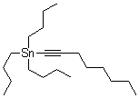 CAS 登录号：113794-23-3, 1-辛炔基三丁基锡烷