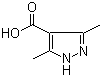 structure of CAS# 113808-86-9, 3,5-二甲基-1H-吡唑-4-羧酸