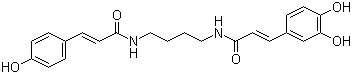 N-对香豆酰-N'-咖啡酰腐胺分子结构 (CAS 1138156-77-0)