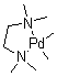 二甲基(N,N,N',N'-四甲基乙二胺)钯(II)分子结构 (CAS 113822-11-0)