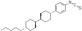 1-异硫氰酸基-4-[(反式,反式)-4'-戊基[1,1'-联环己基]-4-基]苯分子结构 (CAS 113825-55-1)