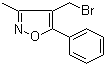 structure of CAS# 113841-59-1, 4-(溴甲基)-3-甲基-5-苯基异恶唑