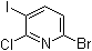 structure of CAS# 1138444-17-3, 6-溴-2-氯-3-碘吡啶