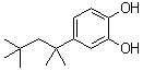 structure of CAS# 1139-46-4, 4-(1,1,3,3-Tetramethylbutyl)-1,2-benzenedioltert-Octylcatechol; p-tert-Octylpyrocatechol