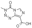 替莫唑胺-8-羧酸分子结构 (CAS 113942-30-6)