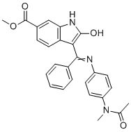 structure of CAS# 1139458-48-2, Nintedanib Acetyl Impurity