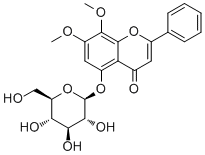 穿心莲黄酮苷 C分子结构 (CAS 113963-39-6)