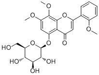 穿心莲黄酮苷 E分子结构 (CAS 113963-41-0)
