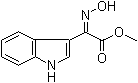 alpha-(Hydroxyimino)-1H-indole-3-acetic acid methyl ester molecular structure (CAS 113975-75-0)