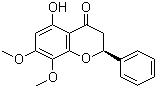 5-羟基-7,8-二甲氧基黄烷酮分子结构 (CAS 113981-49-0)