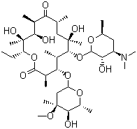 structure of CAS# 114-07-8, 红霉素