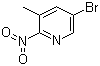 5-Bromo-3-methyl-2-nitropyridine molecular structure (CAS 114042-02-3)