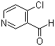 4-氯吡啶-3-甲醛分子结构 (CAS 114077-82-6)