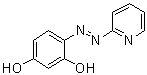 structure of CAS# 1141-59-9, 4-(2-Pyridinylazo)resorcinol