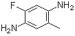 2-氟-5-甲基-1,4-苯二胺分子结构 (CAS 1141669-41-1)