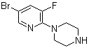 CAS 登录号：1141669-85-3, 1-(5-溴-3-氟-2-吡啶基)哌嗪