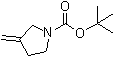 3-亚甲基吡咯烷-1-羧酸叔丁酯分子结构 (CAS 114214-71-0)