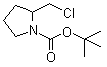 2-(氯甲基)-1-吡咯烷甲酸叔丁酯分子结构 (CAS 1142400-61-0)