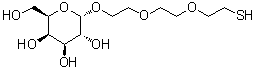 2-[2-(2-巯基乙氧基)乙氧基]乙基 alpha-D-吡喃半乳糖苷分子结构 (CAS 1142408-15-8)
