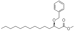 (3R)-3-(苯基甲氧基)十四烷酸甲酯分子结构 (CAS 114264-01-6)