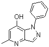 structure of CAS# 1143-81-3, 5-甲基-1-苯基-1H-吡唑并[4,3-b]吡啶-7-醇