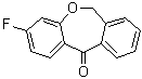 3-氟二苯并[b,e]氧杂卓-11(6H)-酮分子结构 (CAS 114312-48-0)