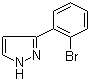 3-(2-溴苯基)吡唑分子结构 (CAS 114382-20-6)