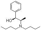 (1S,2R)-(N,N-二丁基氨基)-1-苯基-1-丙醇分子结构 (CAS 114389-70-7)