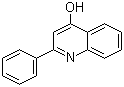 structure of CAS# 1144-20-3, 2-苯基喹啉-4-醇