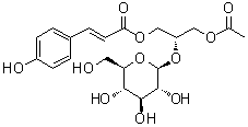 拉哥罗苷 B分子结构 (CAS 114420-67-6)