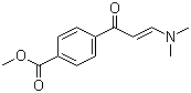 4-[(2E)-3-(二甲基氨基)-1-氧代-2-丙烯-1-基]苯甲酸甲酯分子结构 (CAS 114431-72-0)