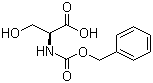 structure of CAS# 1145-80-8, N-Cbz-L-Serine