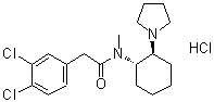 CAS 登录号：114528-79-9, 3,4-二氯-N-甲基-N-[(1S,2S)-2-(1-吡咯烷基)环己基]苯乙酰胺单盐酸盐