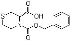structure of CAS# 114580-19-7, (S)-4-苄氧羰基硫代吗啉-3-甲酸